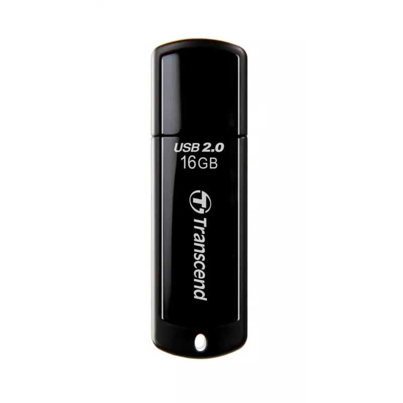TRANSCEND Jetflash 350 - pamięć USB 16 GB - USB 2.0 - czarna