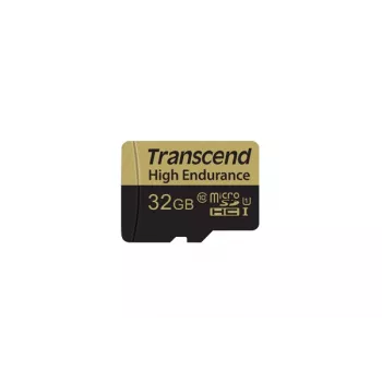 Pamięć Flash Transcend 32 GB MicroSDHC Klasa 10 z adapterem TS32GUSDHC10