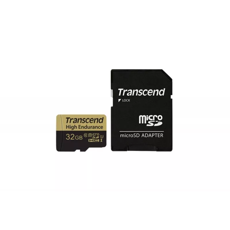 Pamięć Flash Transcend 32 GB MicroSDHC Klasa 10 z adapterem TS32GUSDHC10