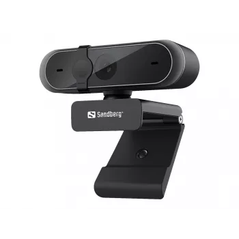 Sandberg USB Webcam Pro, 5 MP, 2592 x 1944 pikseli, Full HD, 30 kl./s, 1920x1080@30kl./s, 2595x1944@30kl./s, 1080p