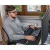Sandberg Desk Pad Pro XXL, Czarny, Monochromatyczny, Podpórka pod nadgarstek, Antypoślizgowa podstawa, Podkładka pod mysz dla graczy