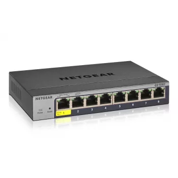 NETGEAR GS108Tv3 zarządzalny przełącznik L2 Gigabit Ethernet (10/100/1000) szary