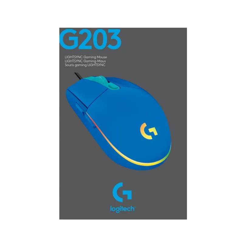 Mysz gamingowa Logitech G G203 LIGHTSYNC USB Type-A