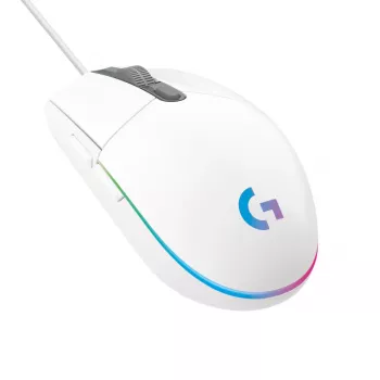 LOGITECH G203 Lightsync Gaming mysz USB biały