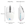 LOGITECH G203 Lightsync Gaming mysz USB biały