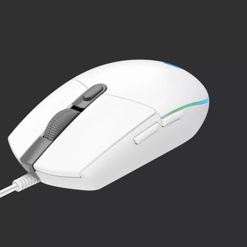 LOGITECH G203 Lightsync Gaming mysz USB biały