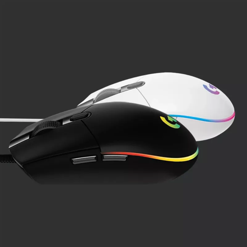 LOGITECH G203 Lightsync Gaming mysz USB biały