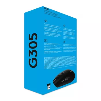 Mysz gamingowa bezprzewodowa Logitech G305 Lightspeed, czarna, Ewr 2