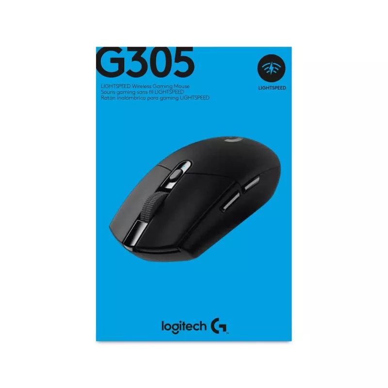 Mysz gamingowa bezprzewodowa Logitech G305 Lightspeed, czarna, Ewr 2