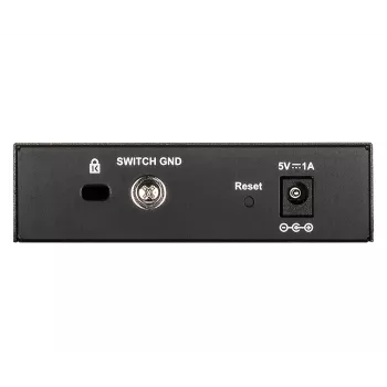 Przełącznik sieciowy D-Link DGS-1100-05V2/E Zarządzalny L2 Gigabit Ethernet (10/100/1000) Czarny