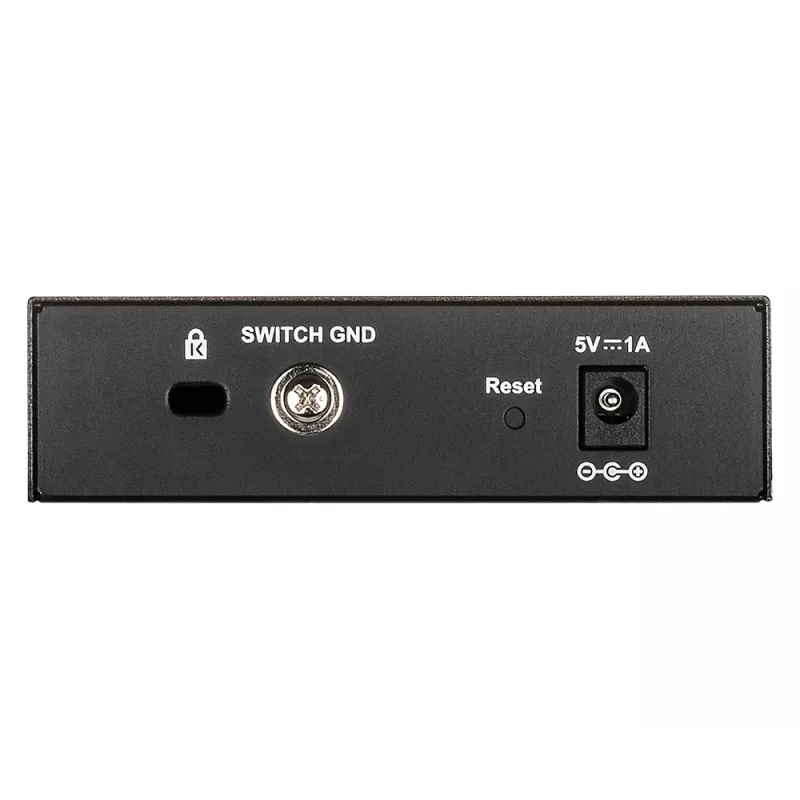 Przełącznik sieciowy D-Link DGS-1100-05V2/E Zarządzalny L2 Gigabit Ethernet (10/100/1000) Czarny