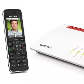 Telefon DECT AVM FRITZ!Fon C6 Czarny