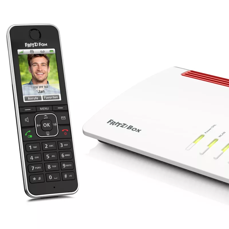 Telefon DECT AVM FRITZ!Fon C6 Czarny