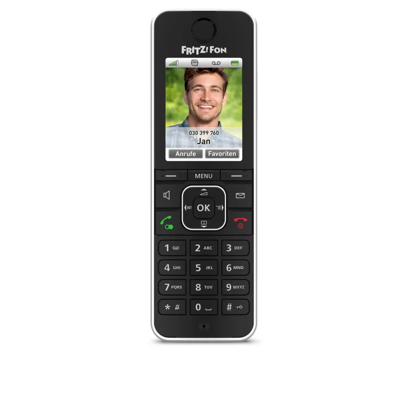 Telefon DECT AVM FRITZ!Fon C6 Czarny