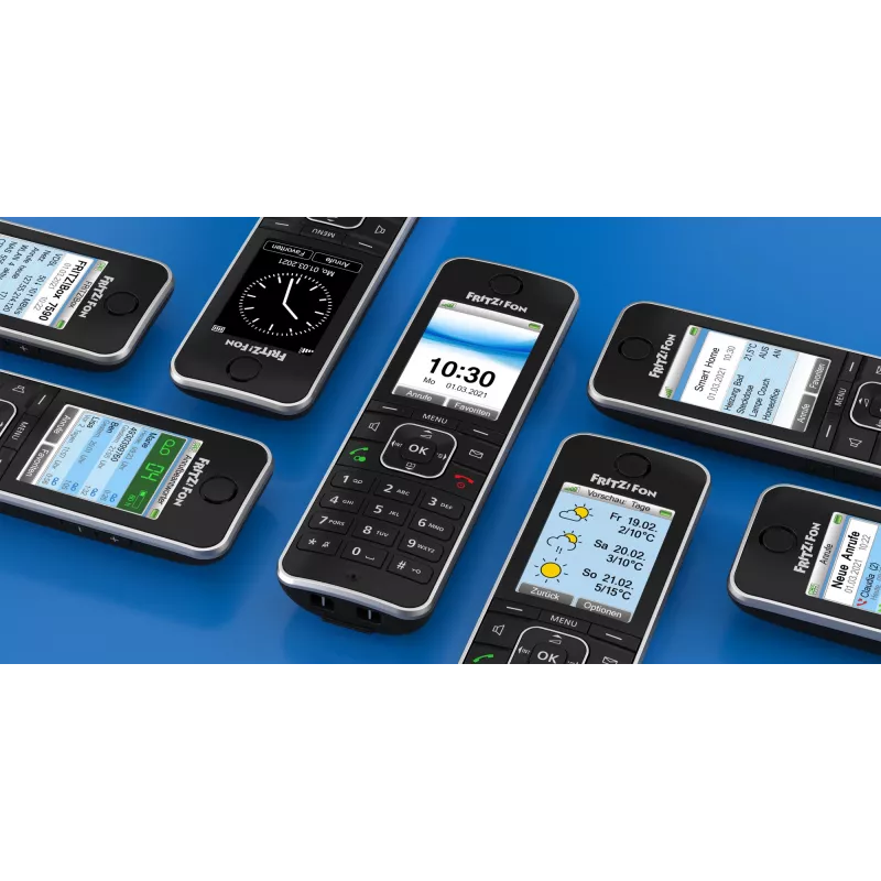 Telefon DECT AVM FRITZ!Fon C6 Czarny