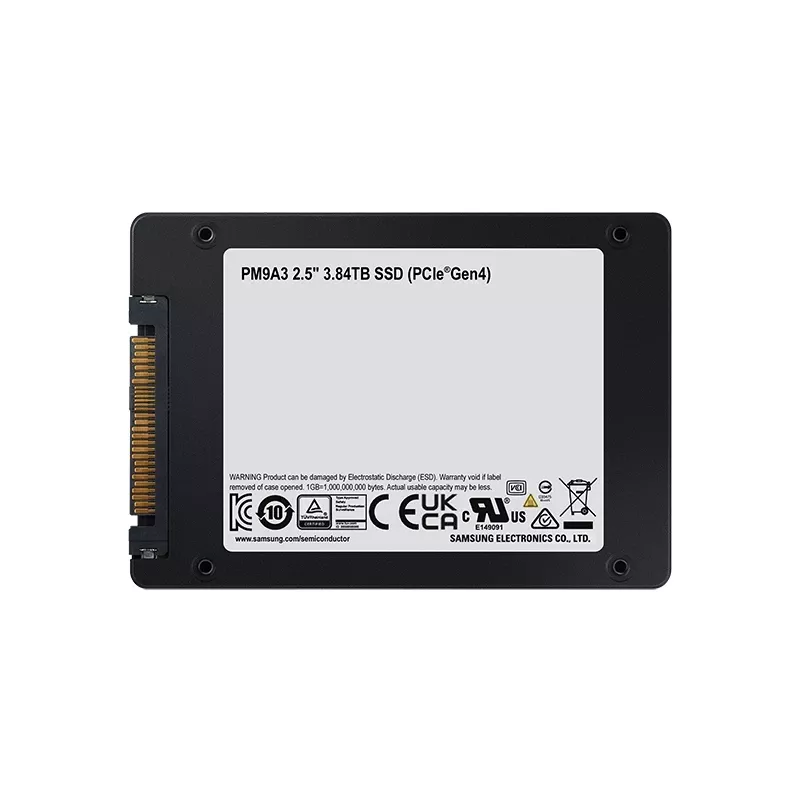 Samsung PM9A3 3.84 TB 2.5 inch PCI Express 4.0 NVMe V-NAND TLC