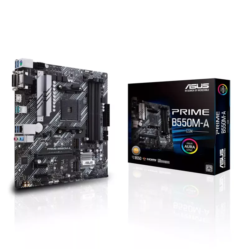 Płyta główna ASUS Prime B550M-A/CSM AMD B550 Socket AM4 micro ATX