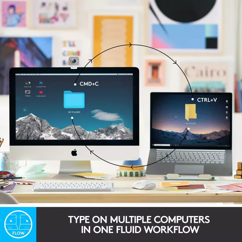 Logitech MX Keys Mini Minimalistyczna bezprzewodowa podświetlana klawiatura - grafitowa - QWERTZ niemiecki
