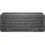 Logitech MX Keys Mini Minimalistyczna bezprzewodowa podświetlana klawiatura - grafitowa - QWERTZ niemiecki