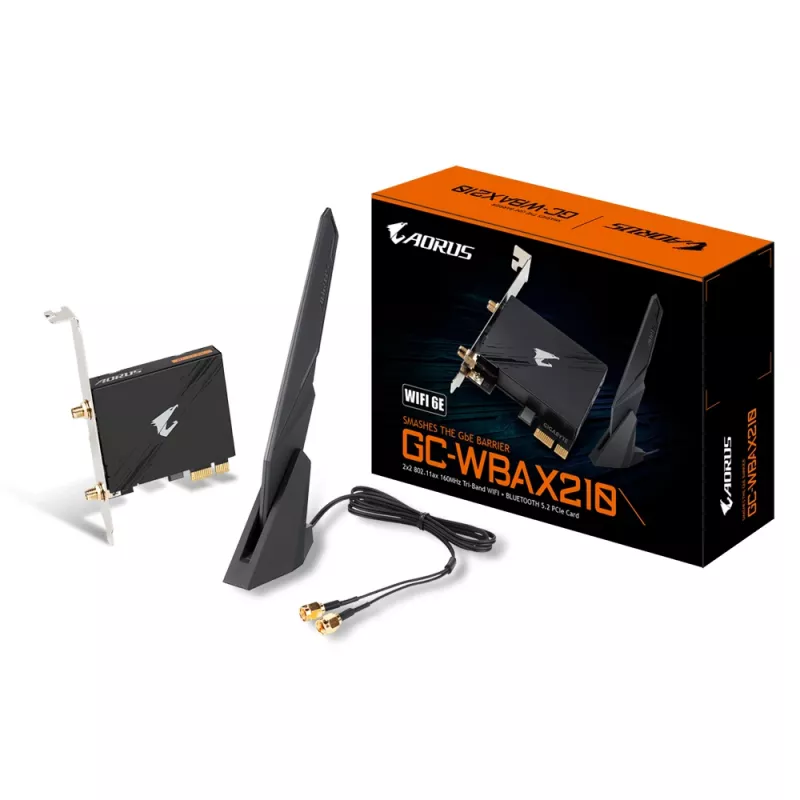 Karta sieciowa GIGABYTE GC-WBAX210 Wewnętrzna WLAN / Bluetooth 2400 Mbit/s