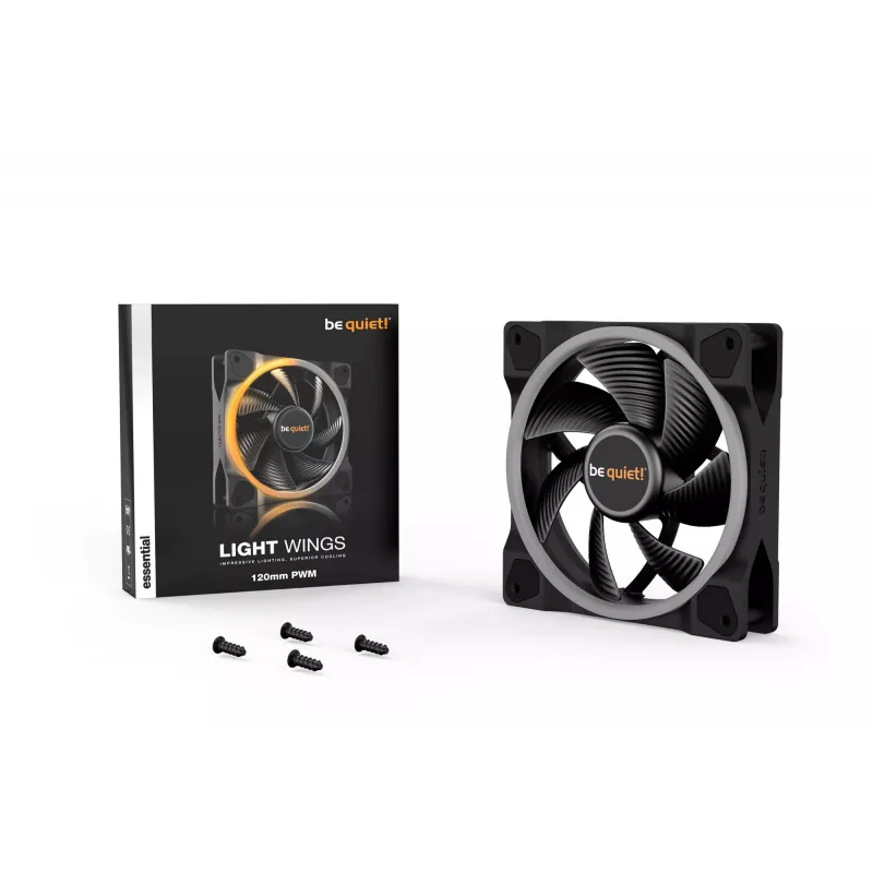 be quiet Light Wings 120mm ARGB PWM Fan Czarny