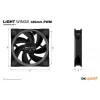 be quiet Light Wings 120mm ARGB PWM Fan Czarny