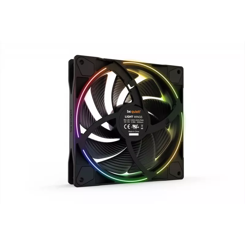 be quiet! Light Wings 140mm ARGB PWM High Speed Fan Czarny