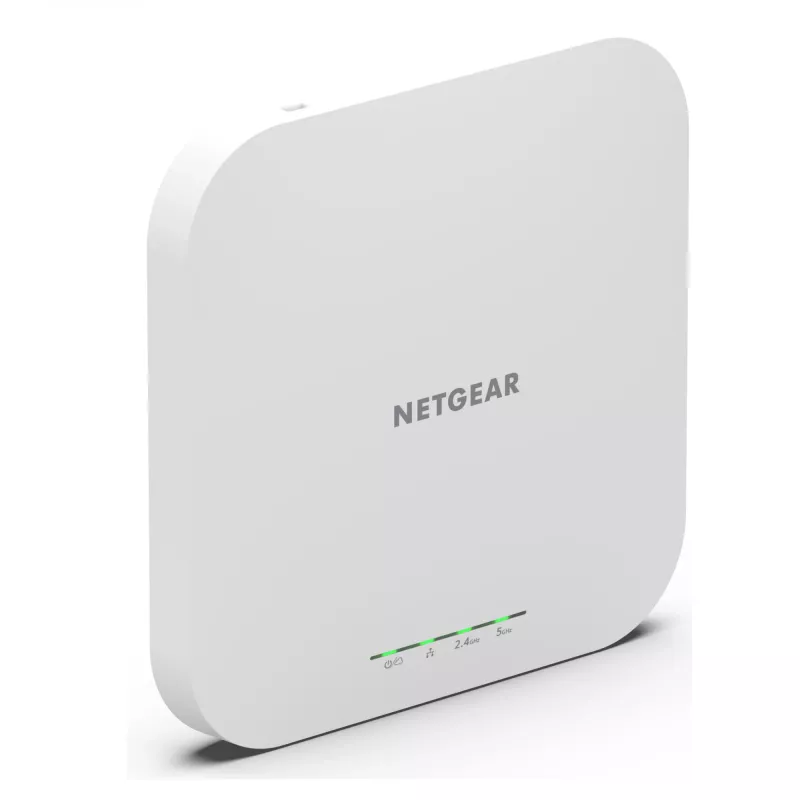NETGEAR Insight Cloud Managed WiFi 6 AX1800 Dwupasmowy Punkt Dostępowy (WAX610) 1800 Mbit/s Biały Power over Ethernet (PoE)