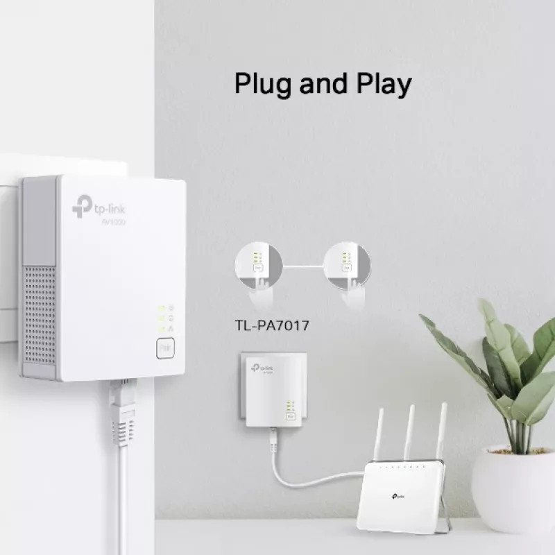 TP-Link TL-PA7019 KIT 1000 Mbit/s Ethernet LAN Biały