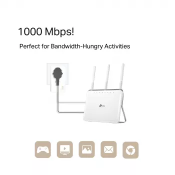 TP-Link TL-PA7019P KIT 1000 Mbit/s Ethernet LAN Biały 2 szt.