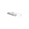 ICY BOX IB-HUB1425-C3 USB 3.2 Gen 1 (3.1 Gen 1) Type-C 5000 Mbit/s Srebrny
