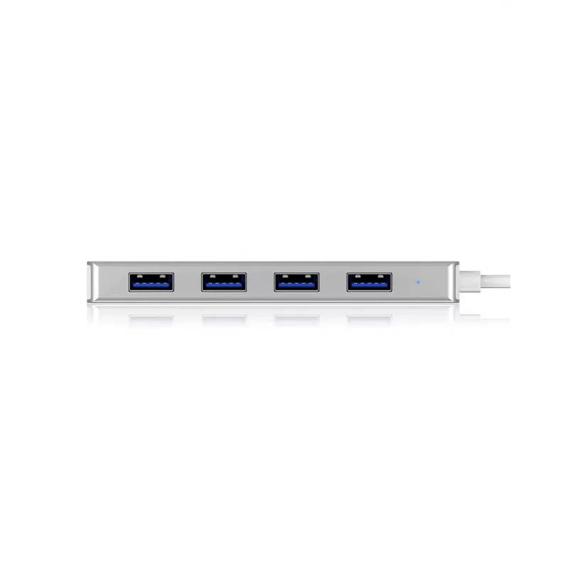 ICY BOX IB-HUB1425-C3 USB 3.2 Gen 1 (3.1 Gen 1) Type-C 5000 Mbit/s Srebrny