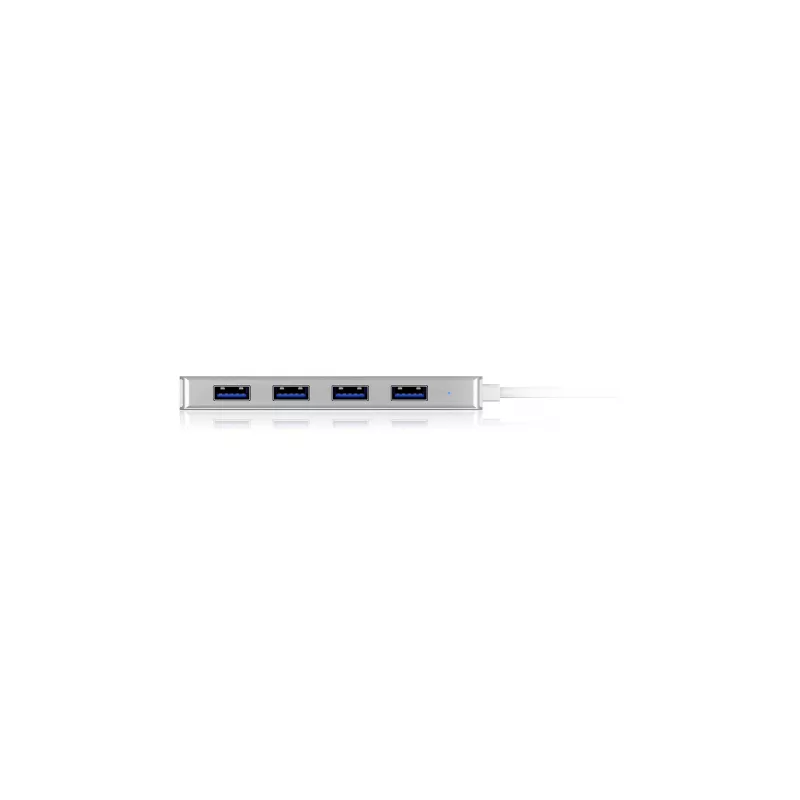 ICY BOX IB-HUB1425-C3 USB 3.2 Gen 1 (3.1 Gen 1) Type-C 5000 Mbit/s Srebrny