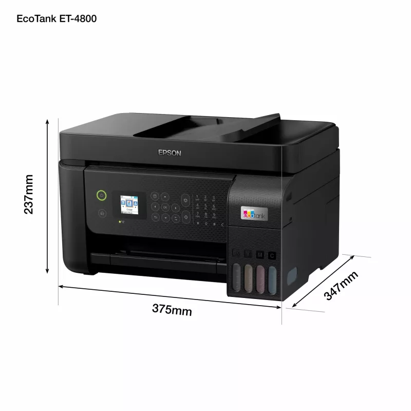 Epson EcoTank ET-4800 Atramentowa A4 5760 x 1440 DPI 33 stron/min Wi-Fi