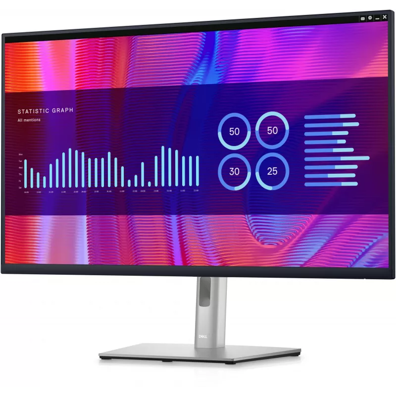 Monitor komputerowy DELL P Series P3223DE 80 cm (31,5 cala) 2560 x 1440 pikseli Quad HD LCD Czarny