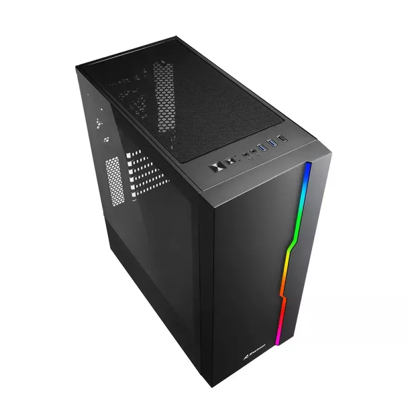 Obudowa PC Sharkoon RGB Slider Midi Tower Czarna