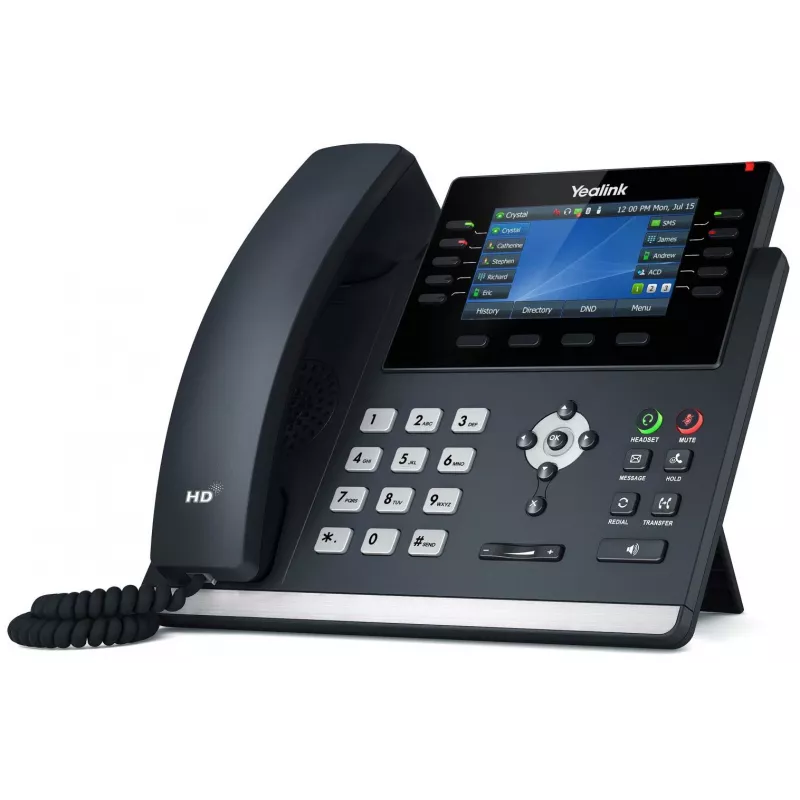 Telefon IP Yealink SIP-T46U szary LCD Wi-Fi