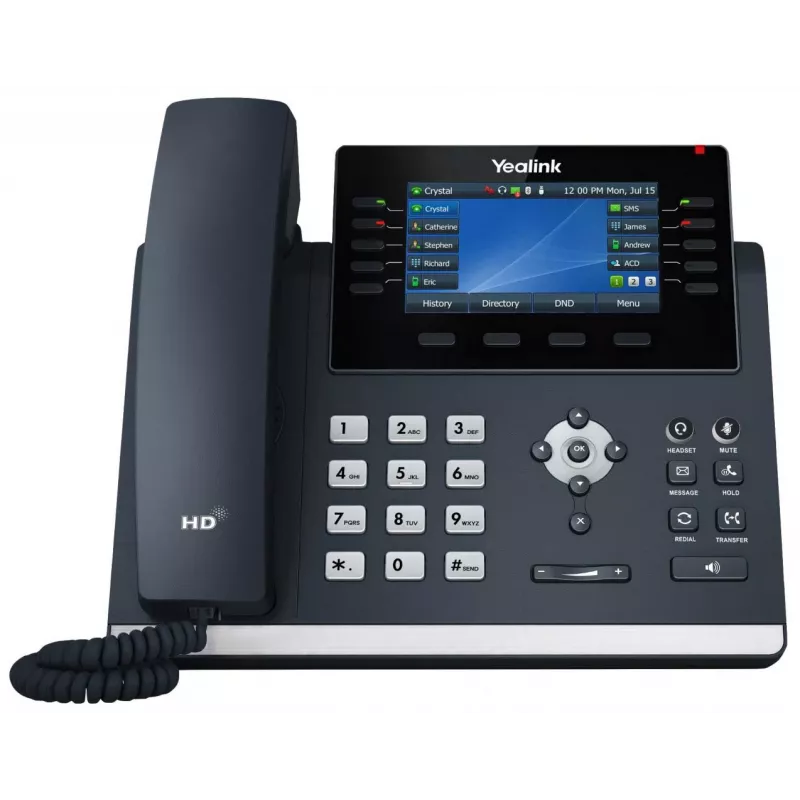 Telefon IP Yealink SIP-T46U szary LCD Wi-Fi