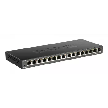 D-Link DGS-1016S Niezarządzalny przełącznik Gigabit Ethernet (10/100/1000) Czarny