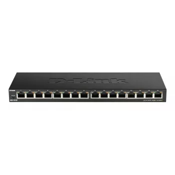 D-Link DGS-1016S Niezarządzalny przełącznik Gigabit Ethernet (10/100/1000) Czarny