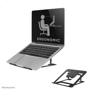 Neomounts NSLS085Czarny Laptop stand 10-17 inch - foldable - compact - universal