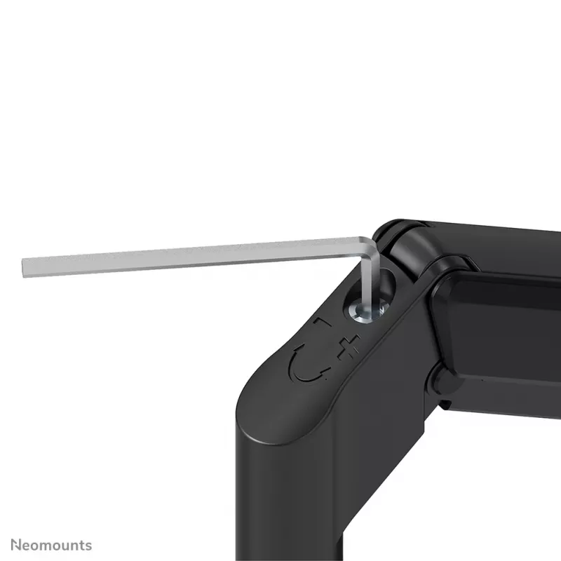 Ramie monitorowe Neomounts DS70-810BL2 17-32 cale - sprężyna gazowa - oszczędność miejsca - blokada 180°