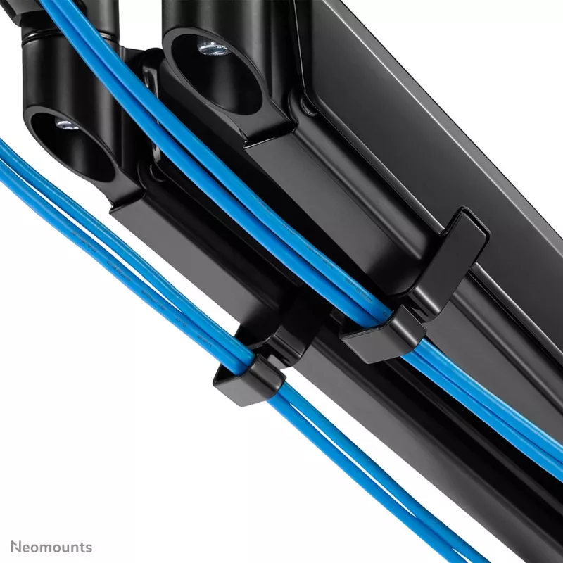 Ramie monitorowe Neomounts DS70-810BL2 17-32 cale - sprężyna gazowa - oszczędność miejsca - blokada 180°