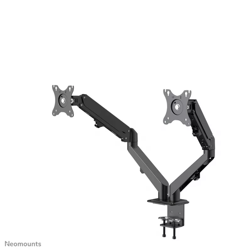 Neomounts DS70-700BL2 ramię do monitora 17-27 cali - sprężyna gazowa, zacisk, 7 kg, 43,2 cm (17 cali), 68,6 cm (27 cali), 100 x 100 mm, czarny