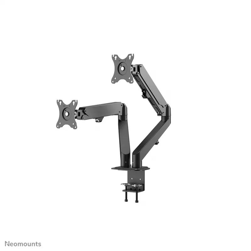 Neomounts DS70-700BL2 ramię do monitora 17-27 cali - sprężyna gazowa, zacisk, 7 kg, 43,2 cm (17 cali), 68,6 cm (27 cali), 100 x 100 mm, czarny