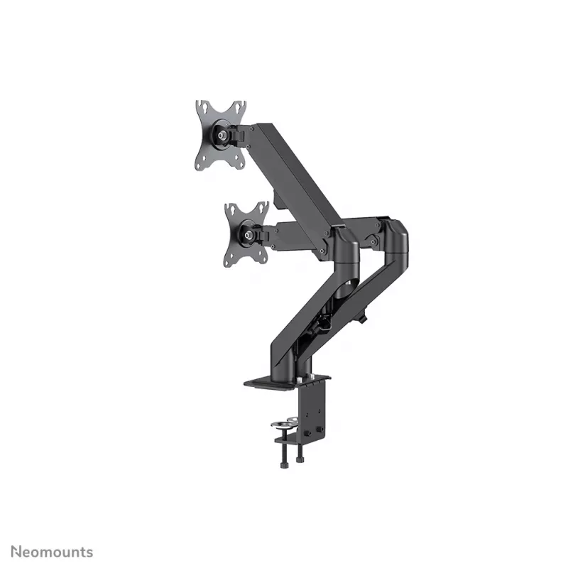 Neomounts DS70-700BL2 ramię do monitora 17-27 cali - sprężyna gazowa, zacisk, 7 kg, 43,2 cm (17 cali), 68,6 cm (27 cali), 100 x 100 mm, czarny