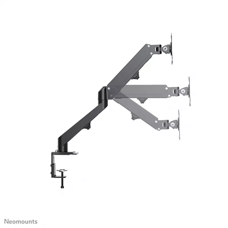 Neomounts DS70-700BL2 ramię do monitora 17-27 cali - sprężyna gazowa, zacisk, 7 kg, 43,2 cm (17 cali), 68,6 cm (27 cali), 100 x 100 mm, czarny