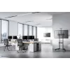Neomounts FL50-550BL1 TV trolley 37-70 inch, Czarny, Portable floor stand, Steel, 50 kg, 94 cm (37 inch), 177.8 cm (70 inch)