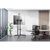 Neomounts FL50-550BL1 TV trolley 37-70 inch, Czarny, Portable floor stand, Steel, 50 kg, 94 cm (37 inch), 177.8 cm (70 inch)