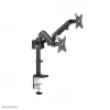 Neomounts DS70-750BL2 Ramię do monitora 17-27 cali - sprężyna gazowa, zacisk/przelotka, 7 kg, 43,2 cm (17 cali), 68,6 cm (27 cali), 100 x 100 mm, czarny